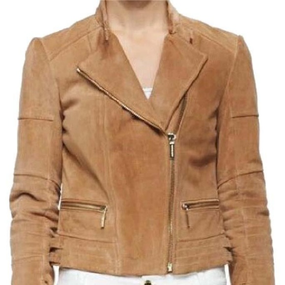 Michael Kors Jackets & Blazers - Michael Kors tan leather jacket. Never used!